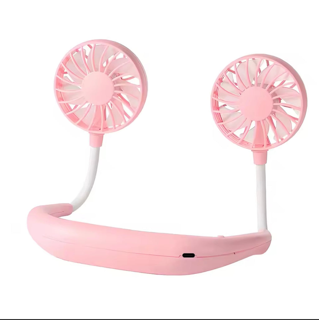 Ventilateur de Cou Sans Pales – Fraîcheur 360°