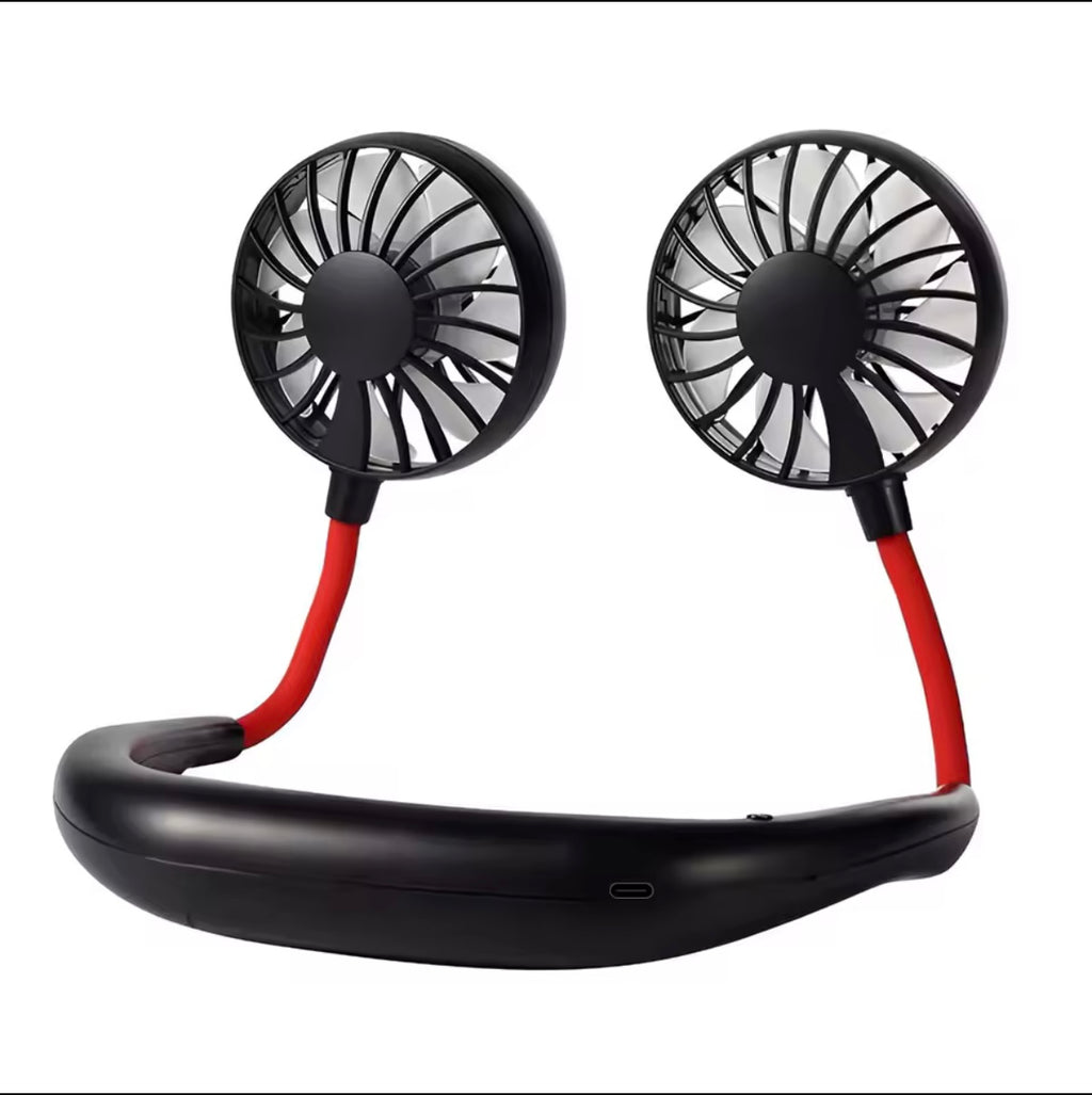 Ventilateur de Cou Sans Pales – Fraîcheur 360°